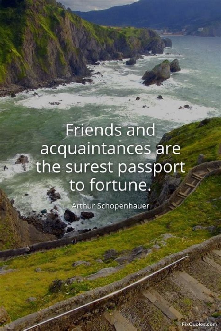 Are acquaintances friends?