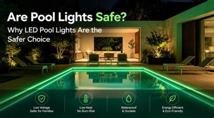Are lights in a pool safe?