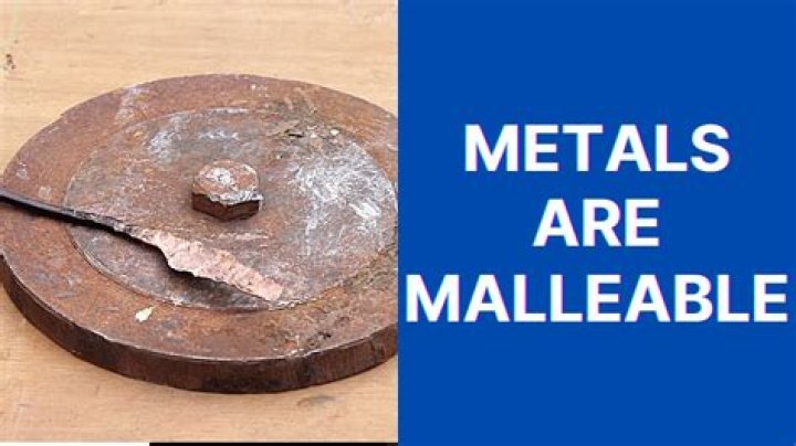 Are nonmetals malleable?