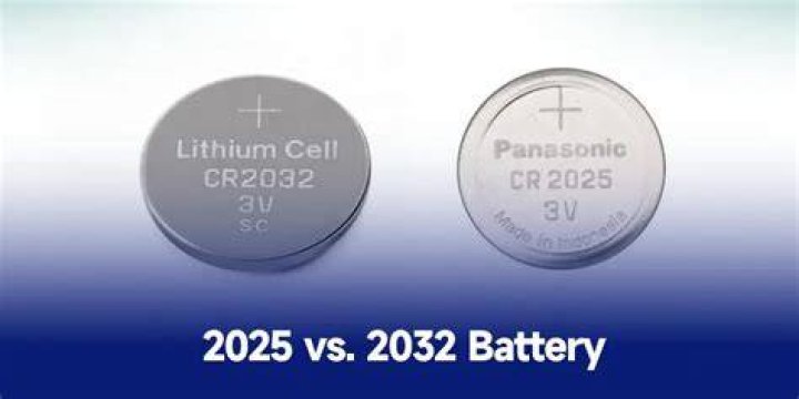 Can a 2032 battery replace a 2025?