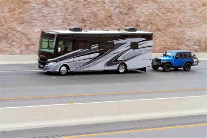 Can a Smart car be towed behind a motorhome?