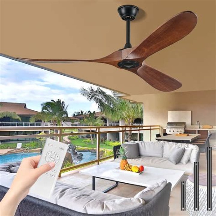 Can an outdoor ceiling fan be used indoors?