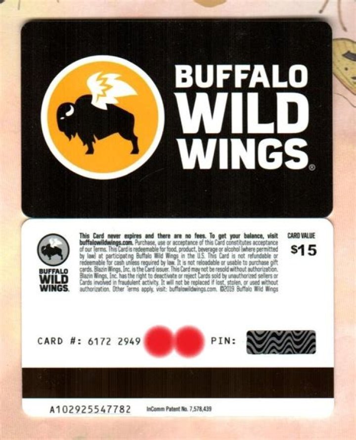 Can I use a Buffalo Wild Wings gift card online?