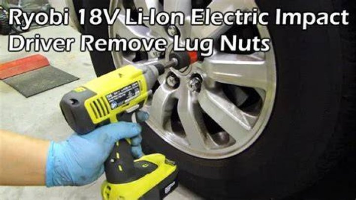 Can I use an impact driver to remove lug nuts?