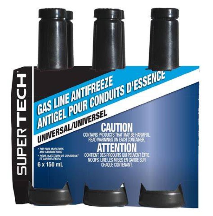 Can isopropyl alcohol be used as gas line antifreeze?