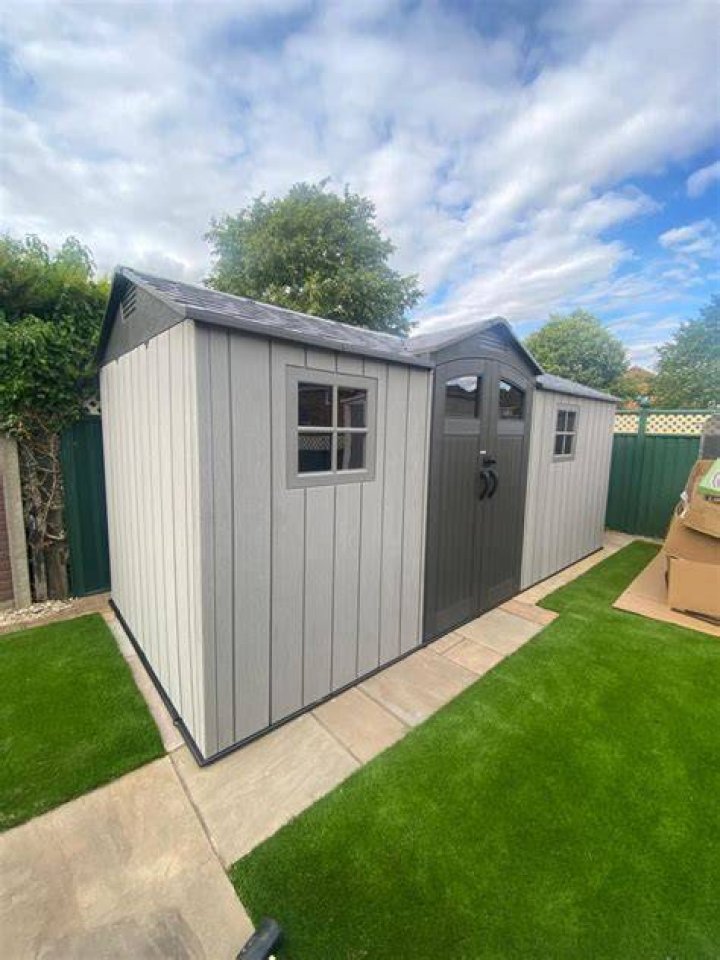 Can lifetime sheds be painted?
