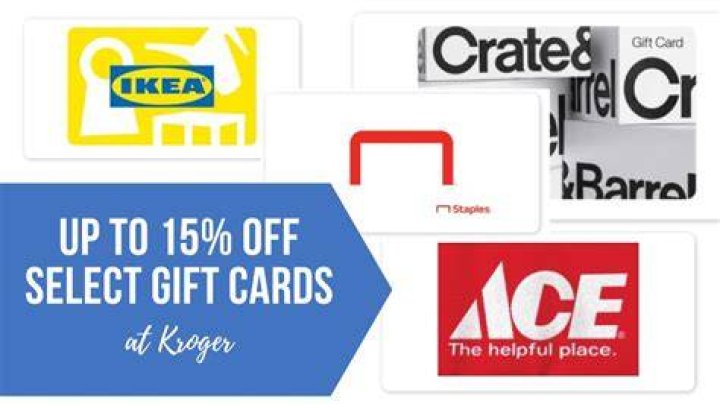 Can you buy Ikea gift cards at Kroger?