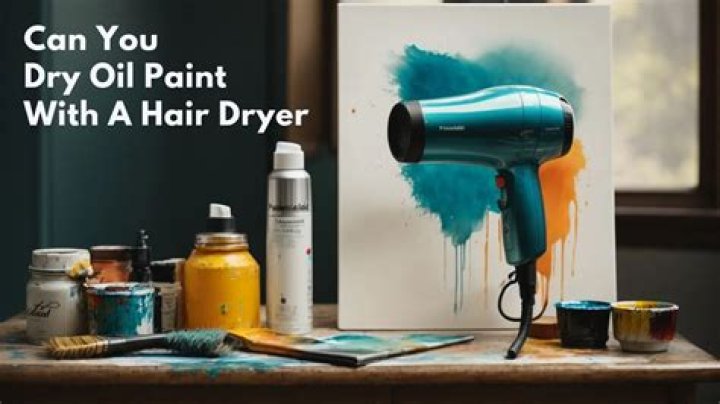 Can you dry paint with a hair dryer?