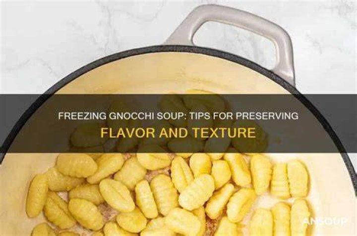 Can you freeze gnocchi soup?