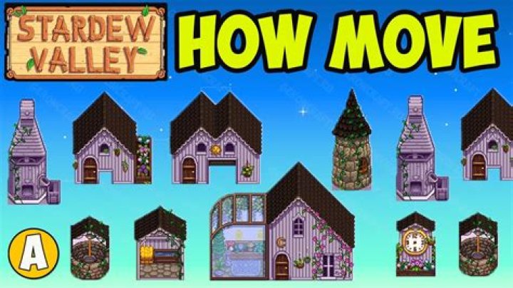 Can you move buildings Stardew Valley?