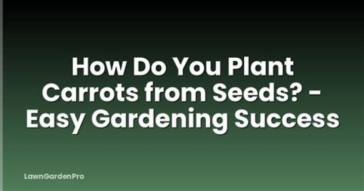 Can you plant golden carrots?