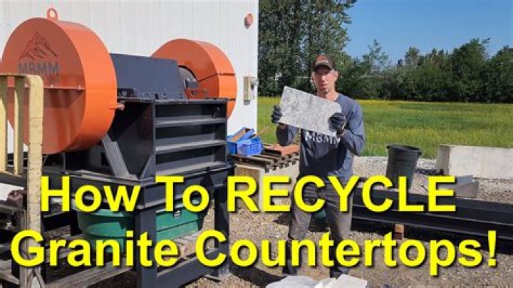 Can you recycle granite?