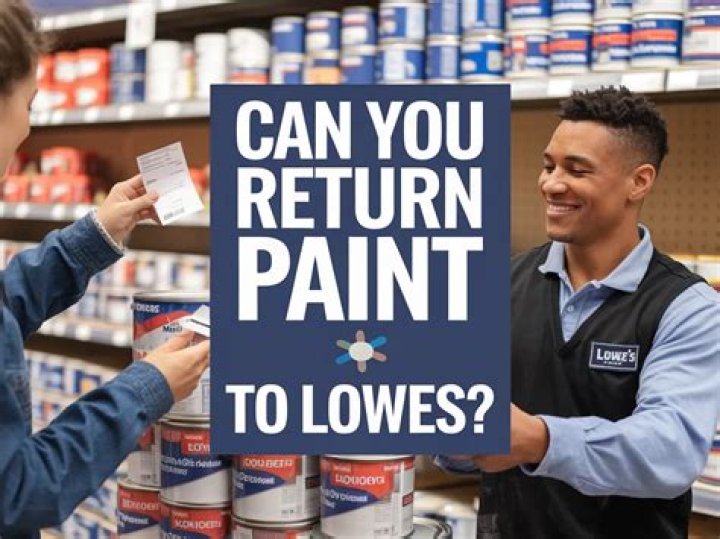 Can you return paint to Lowe’s?