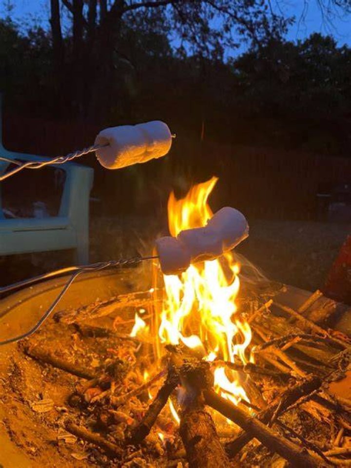 Can you roast marshmallows over gas fire pit?