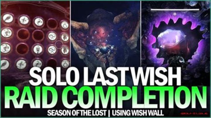 Can you solo the last wish raid?