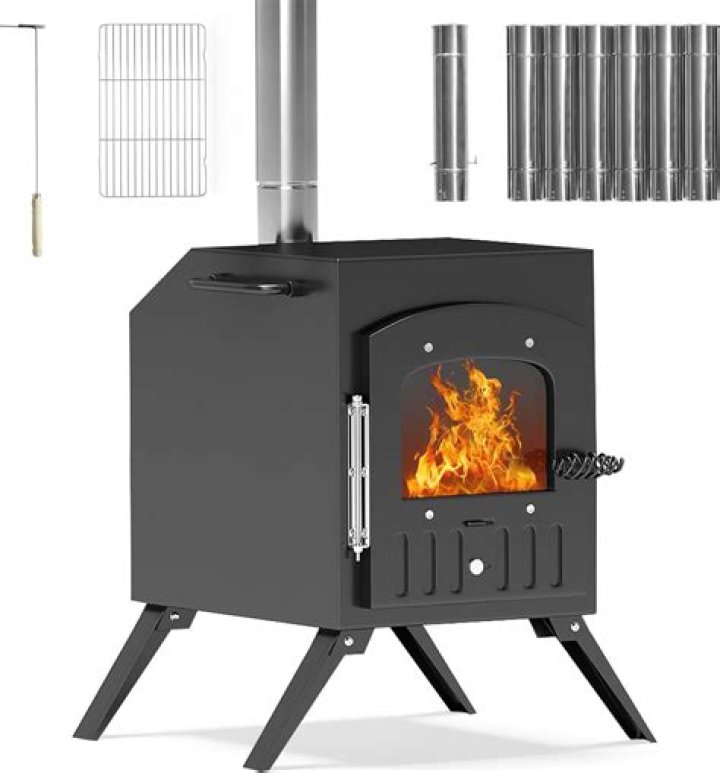 Can you use a wood stove outside?