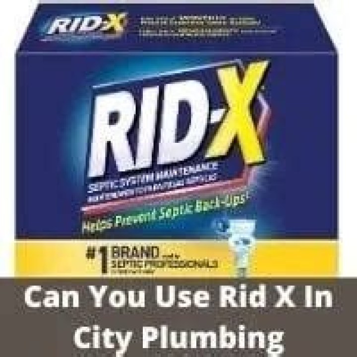 Can you use rid X in city plumbing?