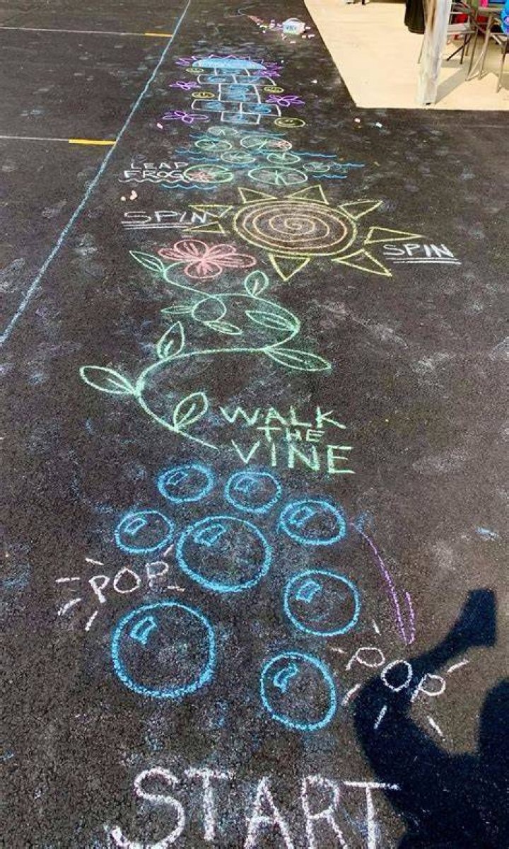 Can you use sidewalk chalk on wood?