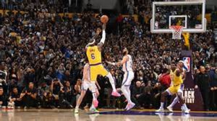 Did LeBron James break the backboard?