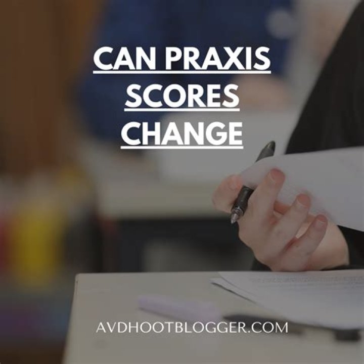 Do unofficial Praxis scores change?