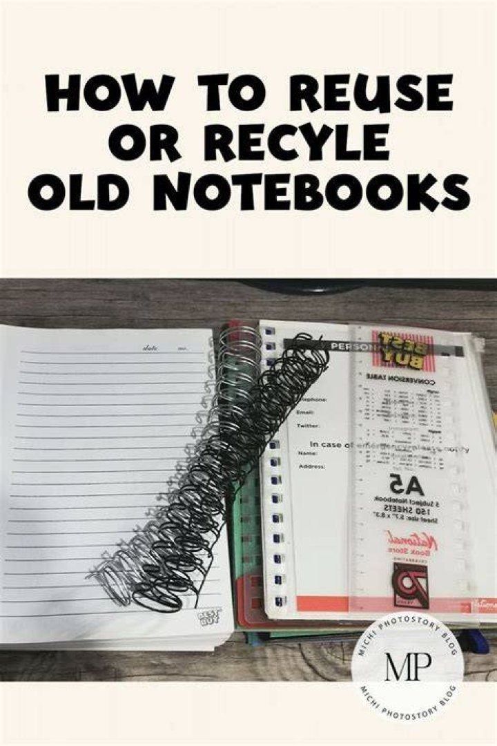 Do you keep old notebooks?