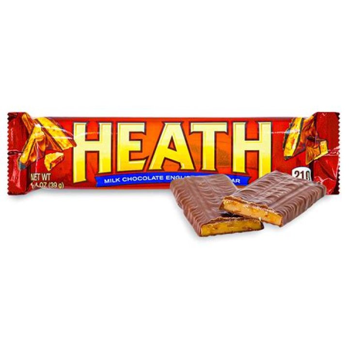 Does a heath bar have peanuts?