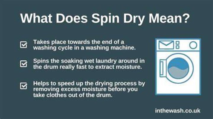 Does an extra spin dry clothes?