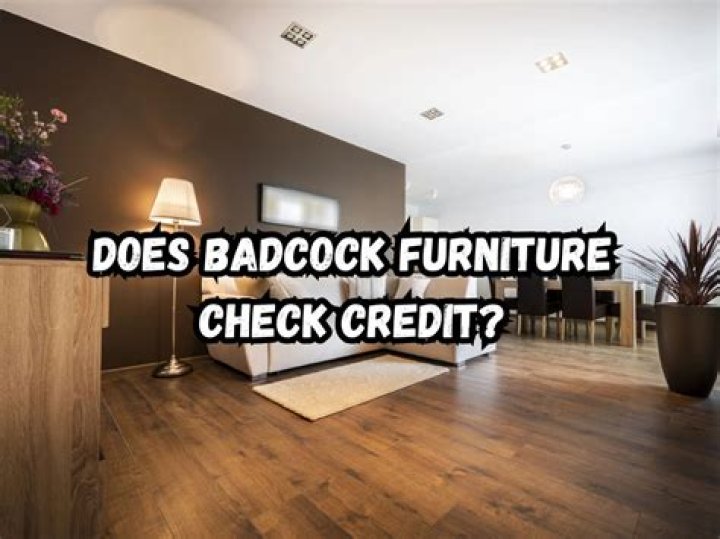 Does Badcock build credit?