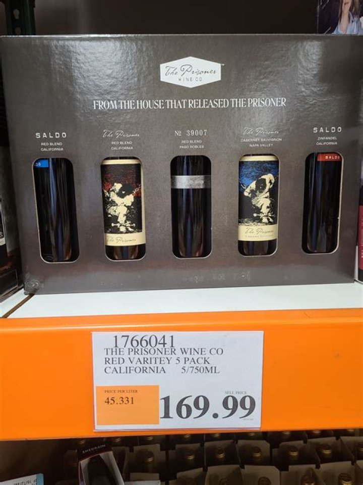 Does Costco sell prisoner wine?