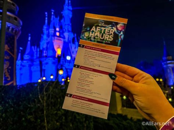 Does Disneyland have after hours tickets?