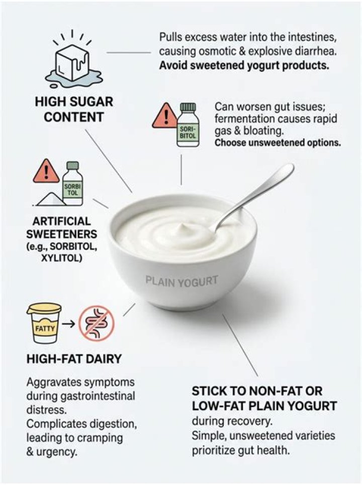 Does Greek yogurt stop diarrhea?