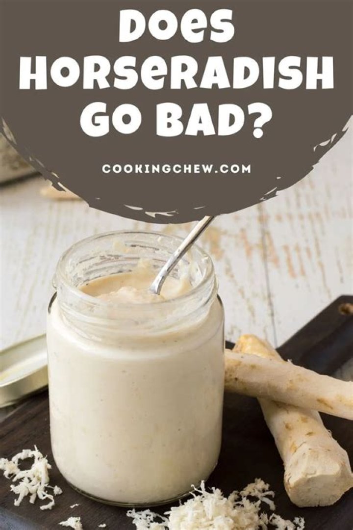 Does jarred horseradish go bad?