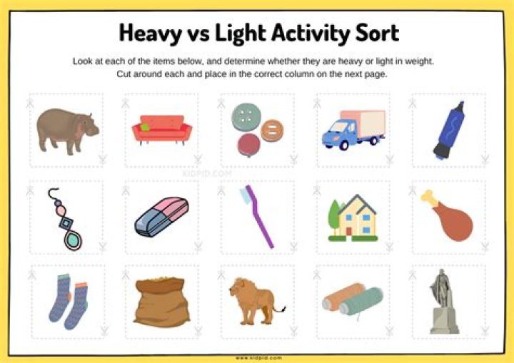 Does light mean not heavy?