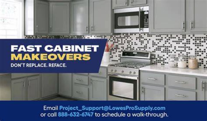 Does Lowe’s do cabinet refacing?
