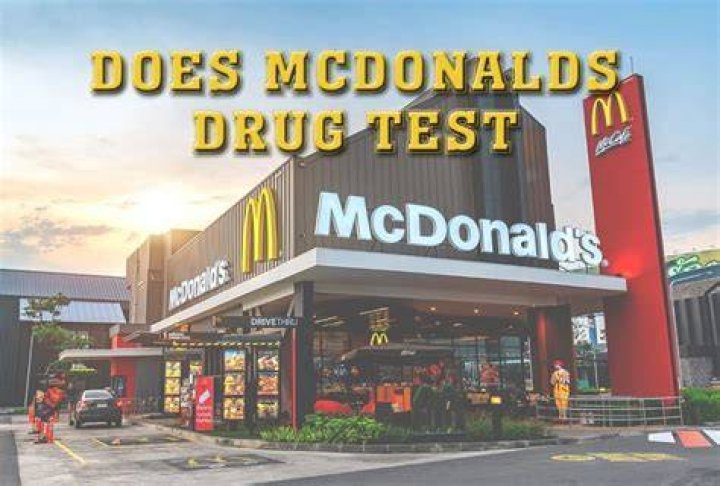 Does Mcdonalds drug test at orientation?