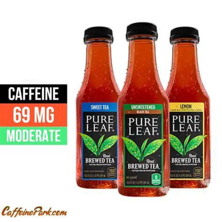 Does pure leaf unsweetened tea have caffeine?