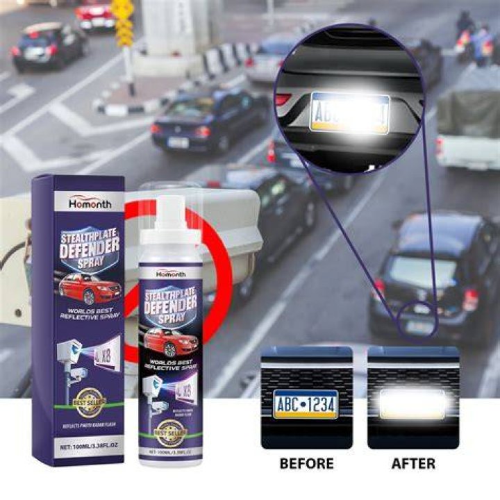 Does reflective license plate spray work?