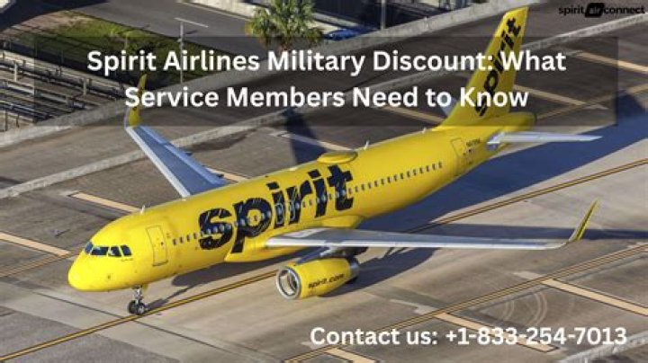 Does Spirit Airlines offer military discount?