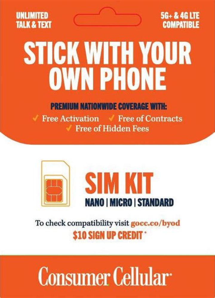 Does Target have Consumer Cellular SIM cards?