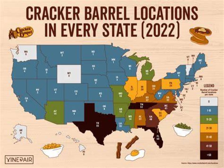 Does Washington state have a Cracker Barrel?