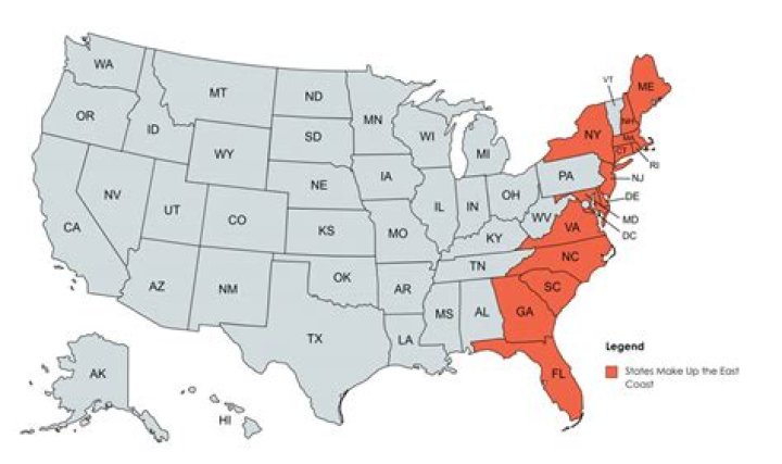 Does West Virginia touch the ocean?