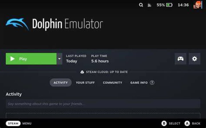 Dolphin emulator fast forward?
