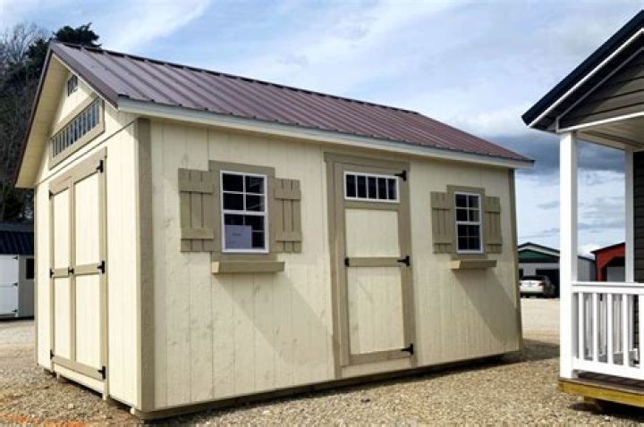 How big is a 120 square foot shed?