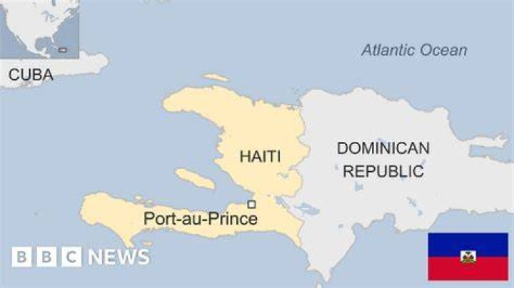 How big is the island of Haiti?