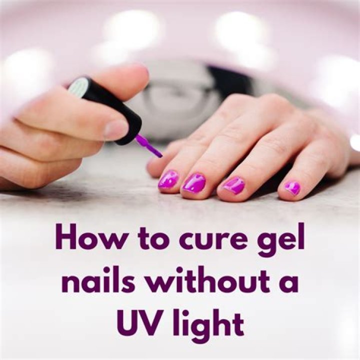 How can I dry my gel nails without a UV light?