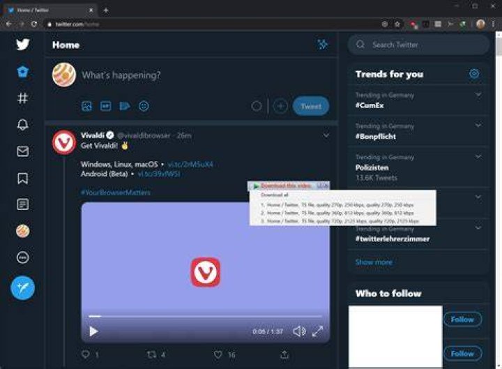 How can I make download this video button appear in IDM?