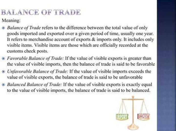 How can you achieve a favorable balance of trade?