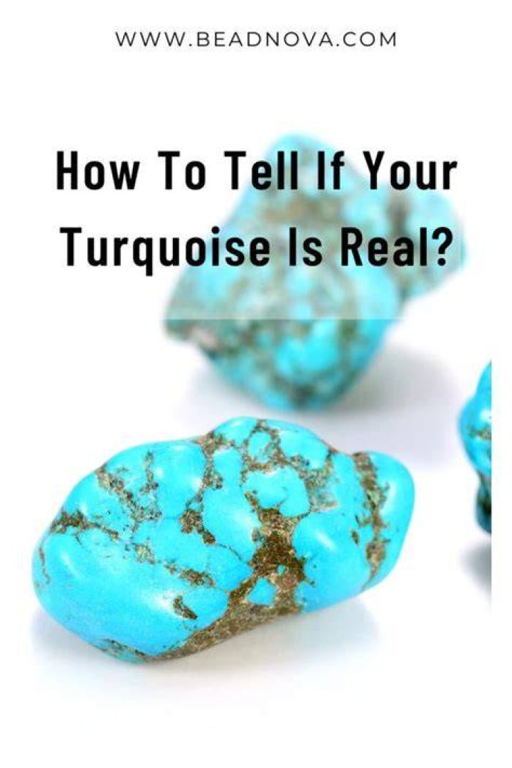 How can you tell if a stone is real turquoise?