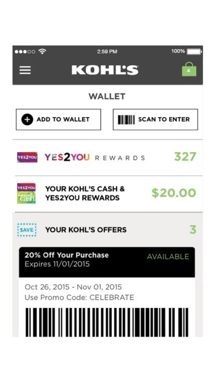 How do I add purchases to my Kohls Yes2You rewards?