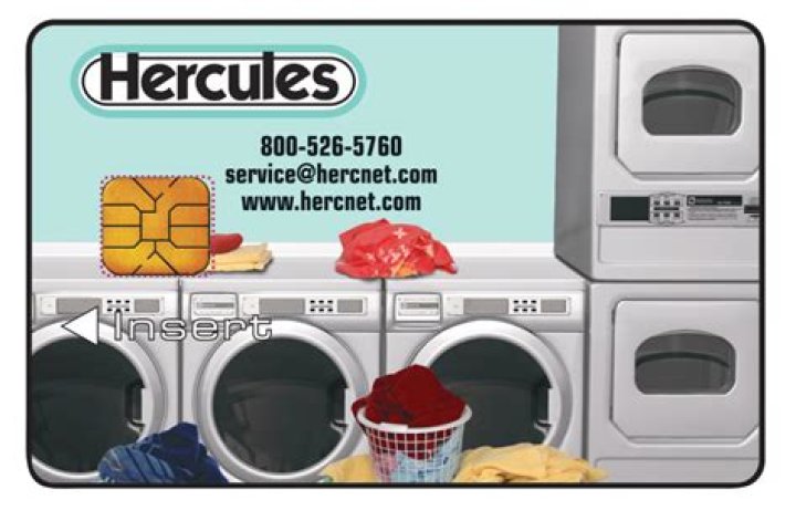 How do I add value to my Hercules laundry card?